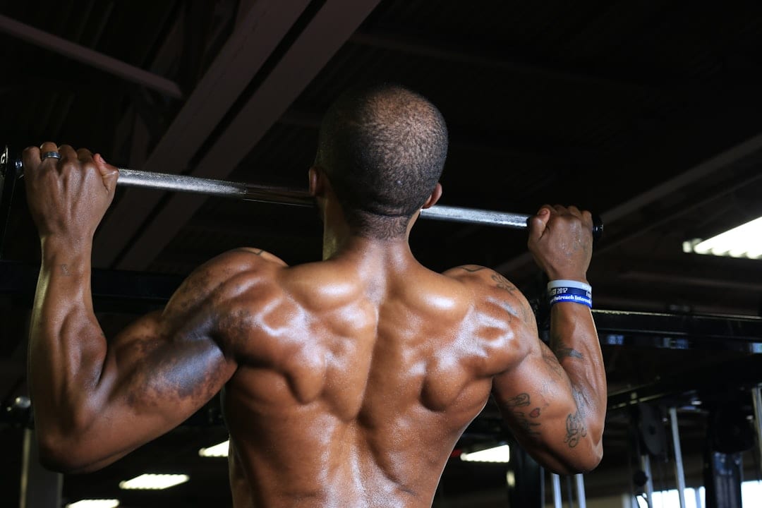 Photo muskelaufbau krafttraining bodybuilding