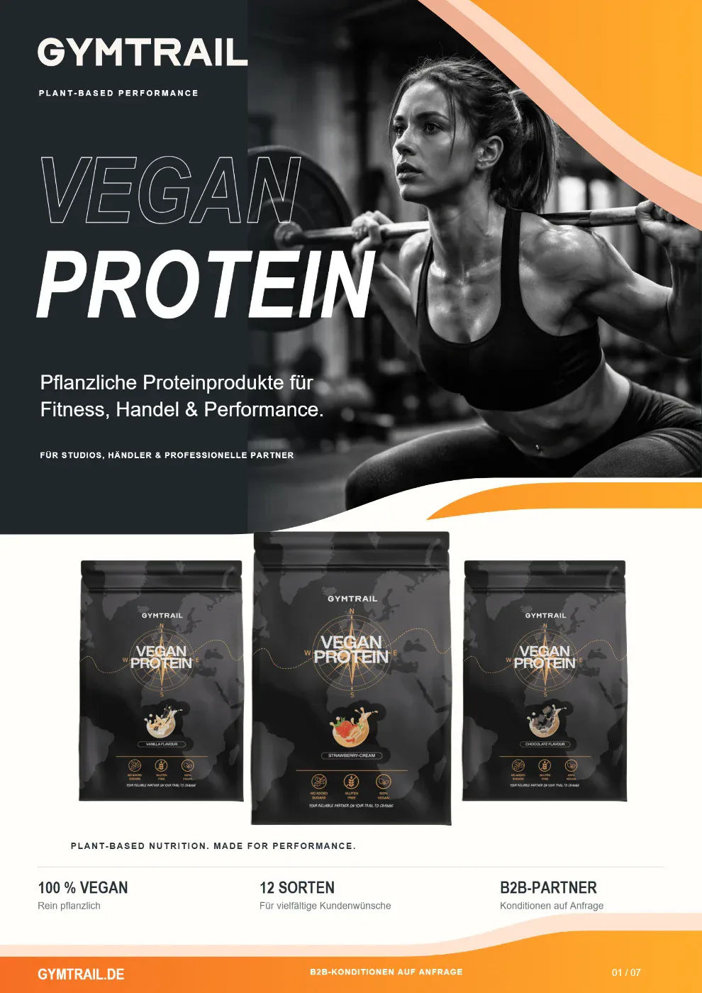 Cover: GYMTRAIL Veganes Protein